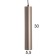 Lucas Lumber Led 5W 4000k Coffee 5x5x30-130cm