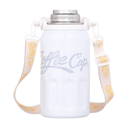 Thermos, 1 l, coffee cup, retains heat 10 hours, white-6