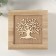 Casket tree with divisions "Tree of Life" of the burlap 18x18x7 cm