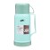 A thermos 1 l, with a glass flask, retains heat 12 hours, with a mug, light green