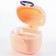Container for storage of baby food, 400 ml., Pink color