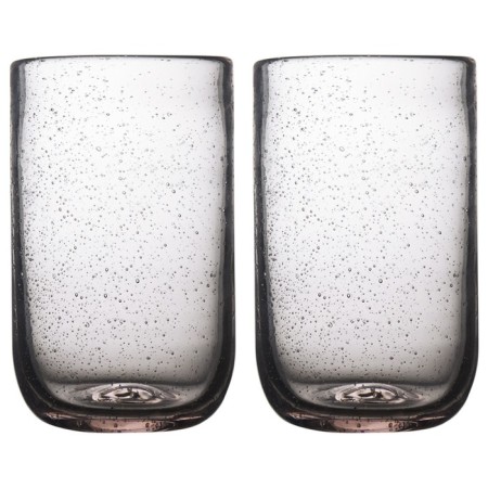 Set of glasses Liberty Jones Flowi, 510 ml, 2 pcs, pink color