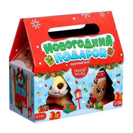Gift set of a mug with a toy "New Year's gift", mix-7