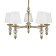 Freya FR1009CL-05BS SIDE, 710x710x600 mm ceiling lamp, E14, 5x40W, brass color