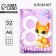 Notepad A6, 32 l. In the cage "since March 8. Fox "