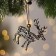 New Year's suspension "Deer" 7 × 16 cm