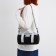 Youth bag with zipper, black color