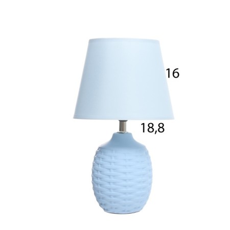 Table lamp "Weaving" 1x40W E14 Blue 19.5x19.5x35.5cm-5