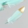 A set of goose feathers 15-20 cm, 10 pcs, mint with gold