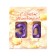 Candle in the cake jubilee "line" (set 2 in 1), number 30, purple metallic, 6.5 cm