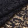 Lace elastic fabric, 220 mm × 2.7 ± 0.5 m, black color
