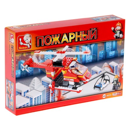 Designer "Fire Helicopter", 155 parts-5