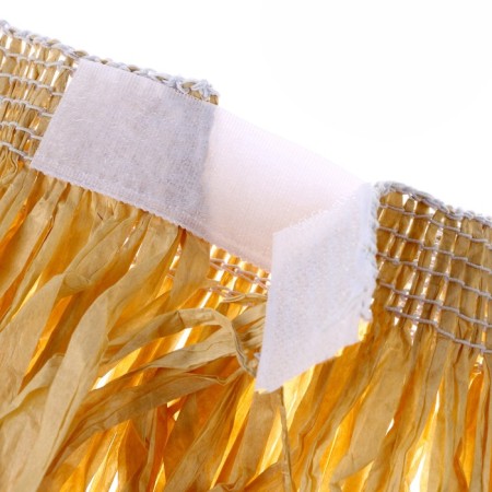 Hawaiian skirt, 60 cm, beige color-3