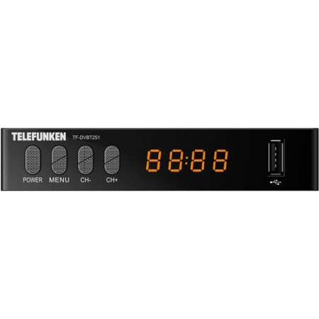 Digital TV prefix DVB-T2 Telefunken TF-DVBT251 Black-2