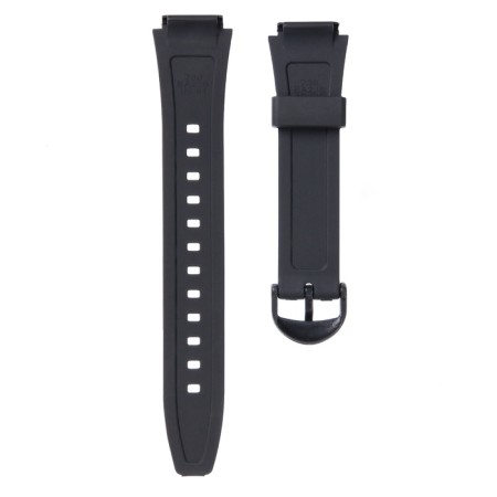 18 mm clock strap GSHOCK W800, silicone, L-23.5 cm, black-2