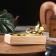 Stand for incense powder and cones "cat", wood, 8x13.5x6.5 cm