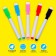 A marker with a color magnet, on a water -based, set of 5 pcs.