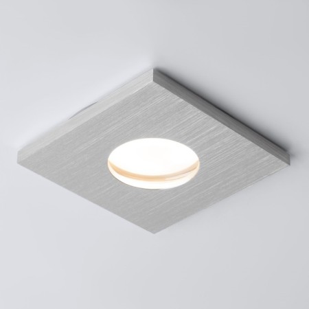 Smart moisture -proof lamp Elektrostandard, Flicks, 84x84x27 mm, GU10, Silver Color