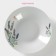 Plate ceramic deep shade "lavender", 600 ml, d = 20.5 cm, white color