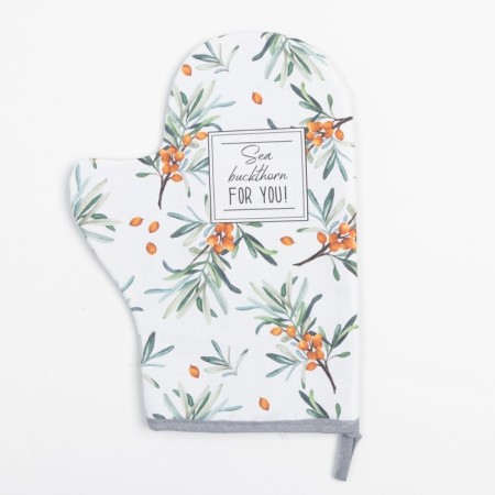 Kitchen "Berry Garden", mittens-output 20x28cm, 19x19cm tack, 100% cotton-1
