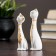 Figure "Love Cats" set 2 pcs white 3x3x11 cm