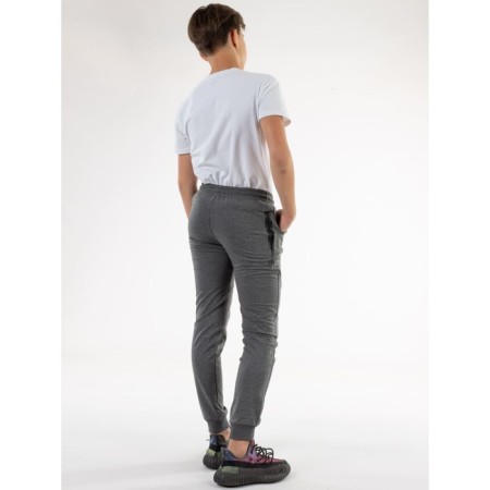 Sports pants for ISEE boys, height 146-152 cm, dark gray color-7