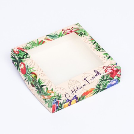Folding box with the window "mood", 15 x 15 x 4 cm-2