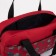 Sports bag with lightning, external pocket, suitcase holder, red color