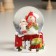 Souvenir Polystone Water Ball "Snowman with a boy" 7x8x9 cm