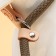 Ling-leather 150 x 1 cm, polyester and genuine leather, beige
