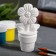 Figure for coloring "Flower in a pot" White, 4x3x8.7cm