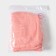 Cup for drying the hair with a button of the share, microfiber, pink color
