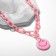 Pile “Smiley”, pink color, 48 cm