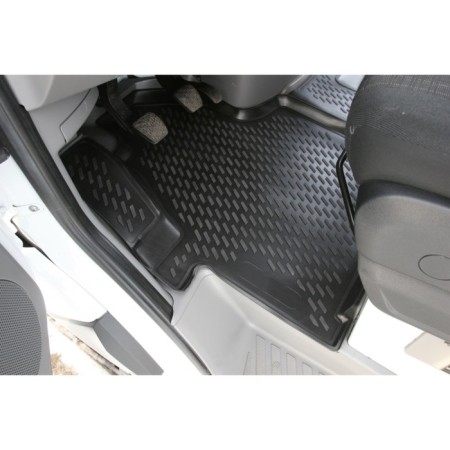 3D mats in the Mercedes-Benz Sprinter salon, 2015-2016, 2 pcs. (polyurethane)-1