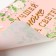 A napkin on the table "Best mom in the world!" roses, 40x25 cm
