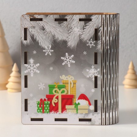 New Year's piggy bank “Let the dreams come true” 14x12x5 cm-5