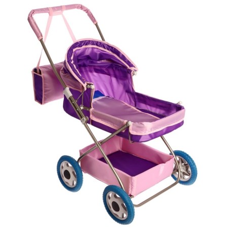 Puppet stroller No. 14, lilac color, light/dark-6