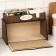 Bread a wooden bread with a stand under the spices "pattern", 35.6 x 20.4 x 24.8 cm, wenge