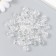 Plastic beads "Crystal Multicarine Transparent" set 20 g 1x1x1 cm