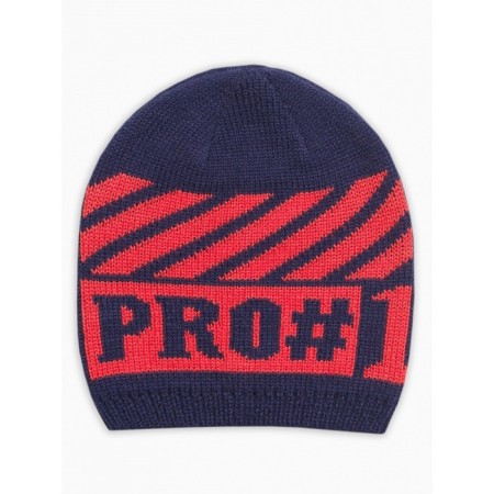 Hat for boys, size 50-51, dark blue color