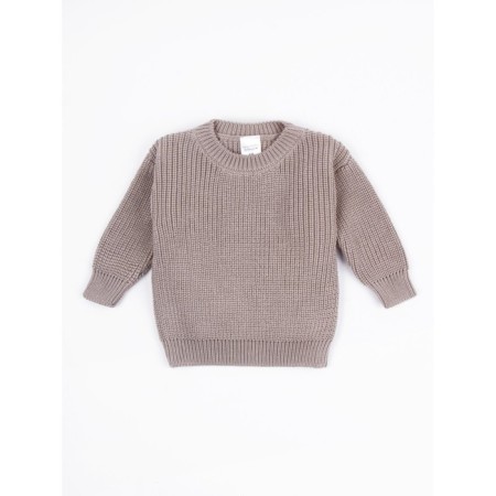 Sweater Knitted Children's Amarobaby Pure Love Buddy, height 92 cm, brown color-13