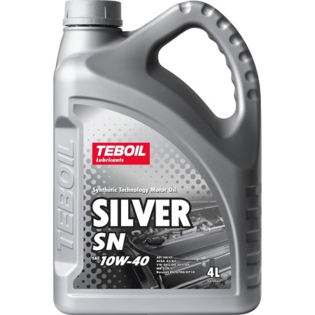 Motor oil Teboil Silver SN 10W-40, semi-synthetic, 4 liters