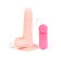 Vibrator Oka-Khpoki, Realist, 16 x 3 cm, rotation, on suction cup, with PU, bodily