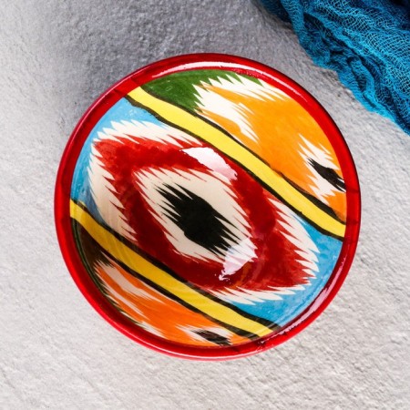 PIALA RISTAN CIRAMICA "Atlas", 11.5 cm, large, multi -colored-1