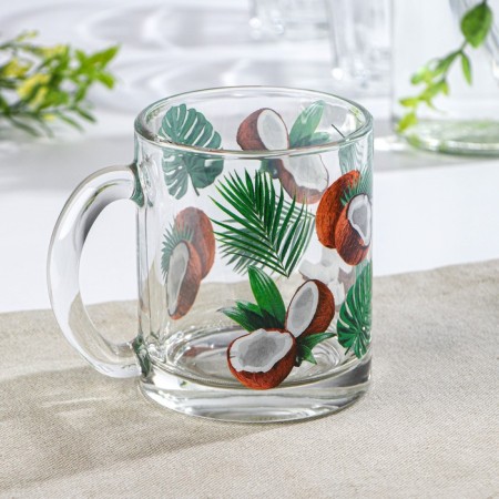 Glass Glass for tea "Coconut", 300 ml-1