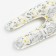 Children's sliders, white/deer color, height 80 cm