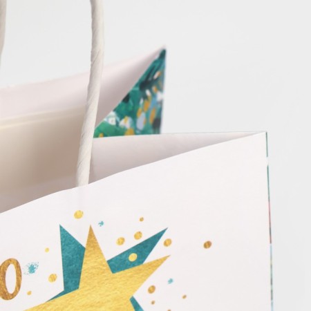 Package Gift Craft "Star", 22 x 25 x 12 cm, New Year-4