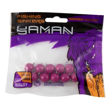 Cargo Cheburashka painted collapsible Yaman 10 pcs., 14 g, purple-4