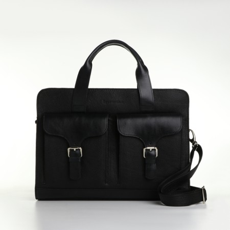 Male bag, igermann, black color-1