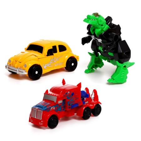 Set of transformers "Cosmobots", 3 pcs.-1